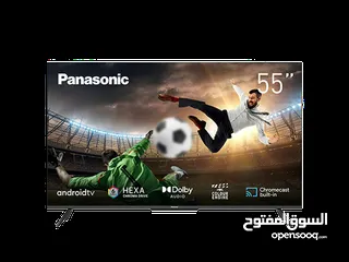  1 ‏PANASONIC TV 55 inch 4K HDR LED Smart Android TV شاشة  ‏