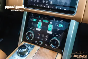  17 Range Rover Vogue 2019 Autobiography Black package   السيارة وارد الماني و بحالة ممتازة جدا