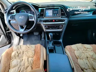  16 هيونداي سوناتا 2018 7جيد بحال الشركه ممشى قليل  استخدام شخصي مرفق ورقة الفحص