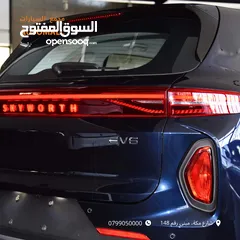 17 سكاي وورث EV6 الكهربائية 2023 Skyworth EV6
