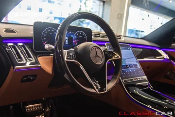  12 Mercedes S450 2022 4matic   السيارة وارد و كفالة الشركة و قطعت مسافة 3,700 كيلو متر