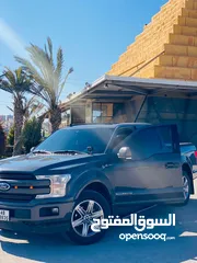  4 بكم فورد F150 موديل 2018فحص كامل اربع جييييد  جاج كهربائي تب نضافة وكالة