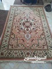  1 سجاد فاخر للبيع (سجادة الوان قياس عرض 150×230 ) وسجاده وممر شاغي طقم الممر قياس 250 طول وعرض 80 سم