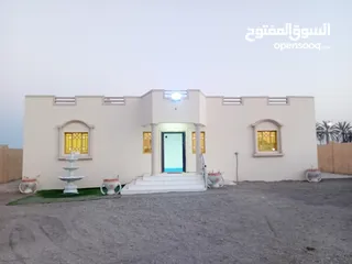  1 منزل للايجار ولاية صحم منطقة خور الحمام الساحل