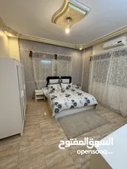  4 شقة مفروشة للإيجار تقع ضمن فيلا فاخرة / طابق ثاني ،ومدخل مستقل ،الشقة للإيجار للطالبات أو عرسان .