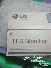  5 شاشه كمبيوتر LG/LED حديثه حجم 20 اقرا الوصف