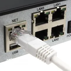  4 CABLE E.NET CAT6a patch cord gray 20M كابلات انترنت 20M