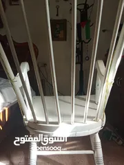  4 كرسي هزاز خشب في رام الله (مستعمل)
