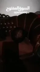  4 طقم كنب مستعمل 7 مقاعد كنبه ثلاثي و كنبه ثنائي و كنبتين فرداني