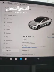 12 تيسلا مودل 3 ....(2023)ستاندر بلسس لون ابيض للبيع