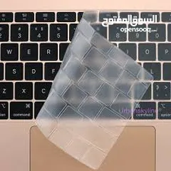  1 واقي لحماية لوحة مفاتيح ابل بالوان مختلفه لكافة انواع لاب توبات ابل انجليزي و عربي