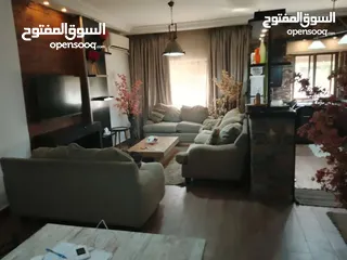  18 شقة مفروشة فاخرة للايجار الشهري او السنوي موقع مميز اثاث فخم قريبة تبعد 500 م3 عن بوليفارد العبدلي