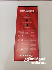  7 مايكروفون احترافي HyperX Quadcast S  مايك هايبر اكس كواد كاست اس (مجدد من الشركة و مختوم) (Renewed)