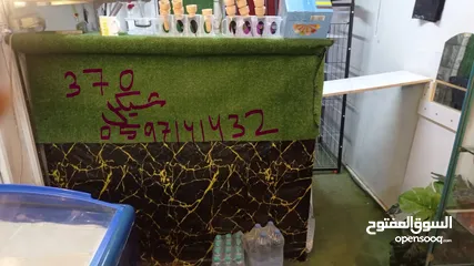  4 للبيع بأسعار مميزة جدا بسبب عدم التفرغ ..كاونتر كوكتيل وثلاجة عرض مضيئة وباترينا مضيئة