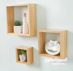  17 رفوف ديكورات طقم ثلاث قطع فقط5