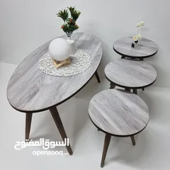  15 طاولات وسط نظام تركي  4 قطع     العرض لفتره محدوده سارع بالطلب