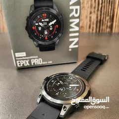  5 Garmin Epix Pro Gen 2 Sapphire 51 mm smartwatch ساعة جرمن الذكية ايبكس 2 برو سولر سفاير 51 مم