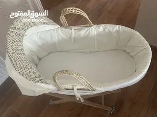  2 سلة موسى كسرير اطفال