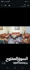  1 طقم كنب وطاوله سفره مع الكراسي للبيع