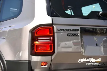 6 تويوتا برادو بالشكل الجديد 2025 بلون شمبين مميز وارد الشركة المركزية