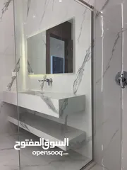  19 شقه دير غبار أبراج العقارية - 250م شبة ارضي مع ترس جانبي 80م و مدخل مستقل