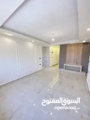  15 شقة طابق اخير مع روف 230 متر وتراس 100 متر على شارعين  طريق المطار خلف المدارس العالمية بسعر مميز