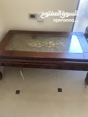  3 طقم طاولات خشب زان