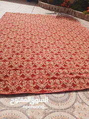  1 سجاد تركي اصلي مستعمل بحالة الوكاله مع ممر من نفس نوع السجادة .......