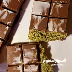  7 شوكولاته دبي ترند بالستاشيو بالكنافة الاصليه