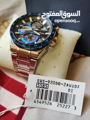  2 Casio Edifice solar chronograph watches
