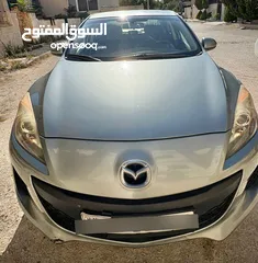  1 مازدا 3 موديل 2013 اوتوماتيك توب نظافه الفحص مرفق بالصور ... اقتصادية وليست بحاجة اي شيئ