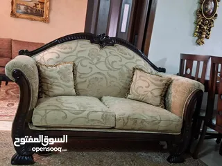 1 طقم كنب ضيوف مستعمل