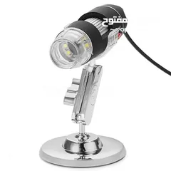  1 1600X Zoom 8 LED USB Microscope Digital Magnifier Endoscope Camera Video Stand - 50 JD