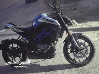  2 دراجه سي اف موتو NK بحال الوكاله لا ينقصها شي