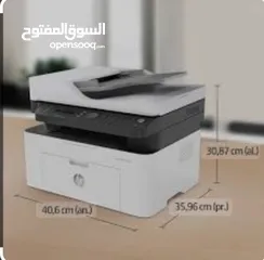  7 طابعة أتش بي ليزر جيت اسود  وايرلس   hp laser jet M137 fnw