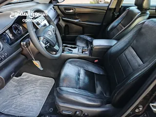  19 تويوتا كامري موديل 2017 فحص كامل وفل كامل فتحه وجلد وشاشه وكاميرا وجنط هايبرد
