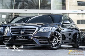  1 Mercedes S320 2019 Amg kit   السيارة وارد الشركة و قطعت مسافة 68,000 كيلو متر فقط
