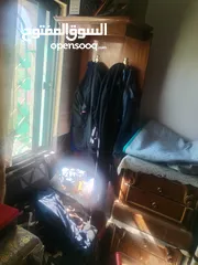  2 غرفة نوم لون عسلي غامق بحالة الوكالة خشب زان