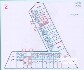  4 مكتب للبيع مساحة 63م قرب الدوار السابع بمجمع قيد الانشاء  (شركة حسين الحسيني للإسكان)
