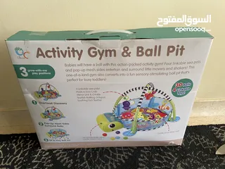  4 Activity Gym Ball Pit