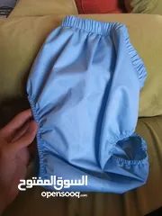  6 حفاضات قابله للغسل واعاده الاستخدام للبالغين والاطفال من الألياف الدقيقه