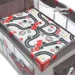  3 للبيع سريرين بيبي قابل للطي والتخزين بسهولة