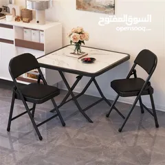  2 طاولات طوي مع 4 كراسي التوب سكوريت  عرض + توصيل مجاني لكافة المناطق المملكه سارع بالطلب