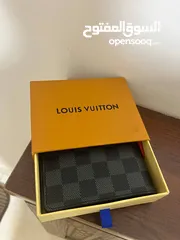  3 Louis Vuitton Damier Slender Wallet Black/Gray