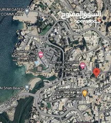  2 1602 SQM Residential Land for Sale in Qurum at a Prime Location