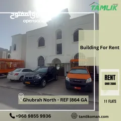  1 Building For Rent In Ghubrah North  REF 864GA