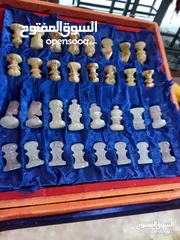  6 شطرنج رخام أنتيكا قديمة جداً بحالة الوكالة