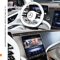  12 مرسيدس بنز EQS 450+ كهربائية بالكامل 2023 Mercedes Benz EQS 450+ 4Matic SUV AMG Line EV