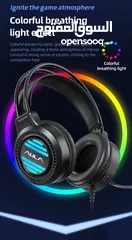 12 سماعات جيمنغ محيطية مضيئة أفضل الانواع  Aula Headset S606  Gaming RGB Lights OG