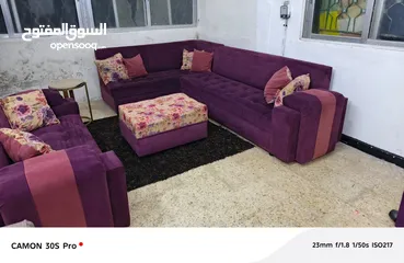  4 كورنر شبه وكالة مع بفة 9 مقاعد